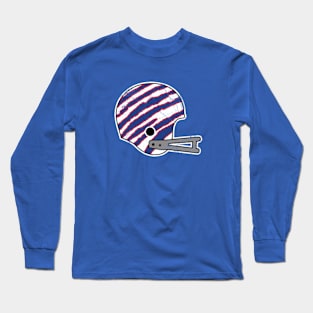 Vintage Mafia Helmet - blue Long Sleeve T-Shirt